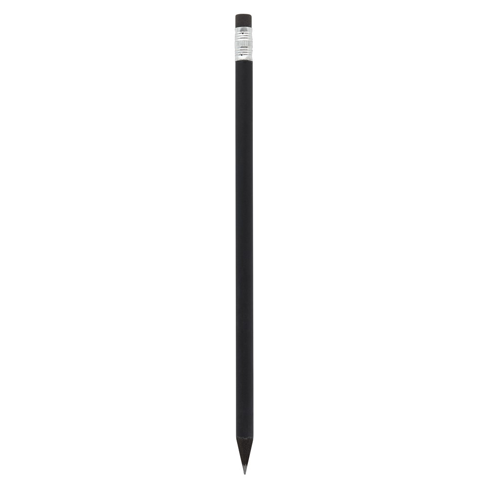 Eco Bleistift Schwarz mit Radiergummi - aus zertifizierter Forstwirtschaft