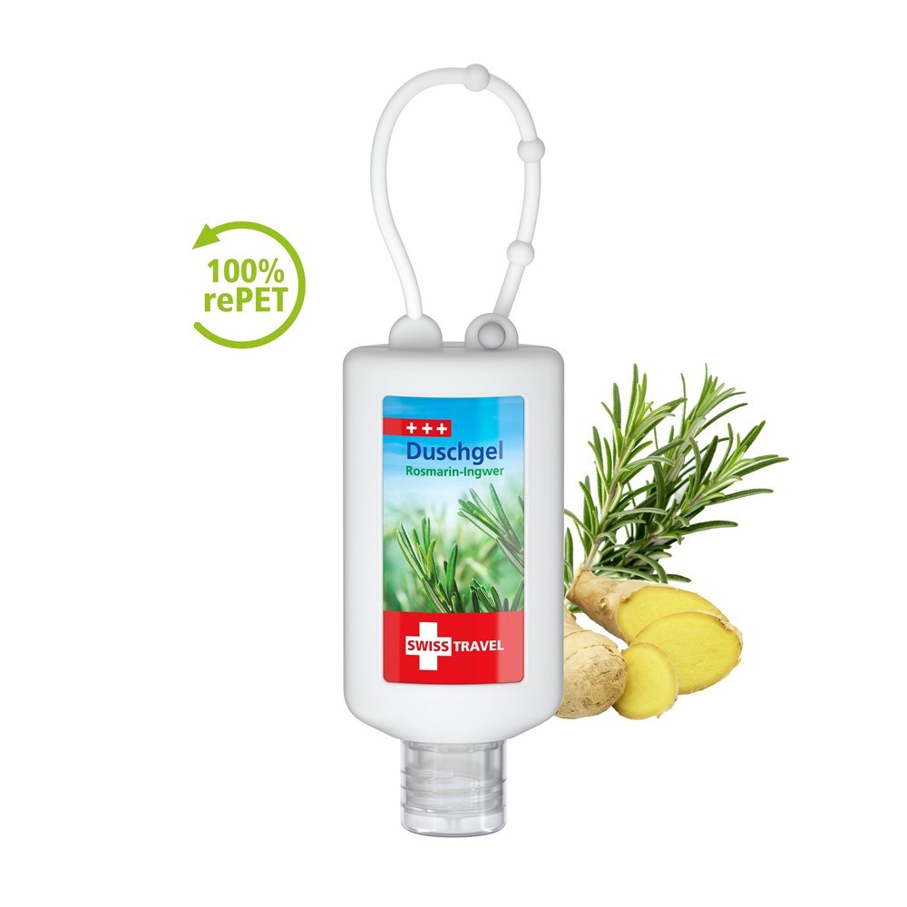Duschgel Rosmarin-Ingwer, 50 ml Bumper frost, Body Label (R-PET)